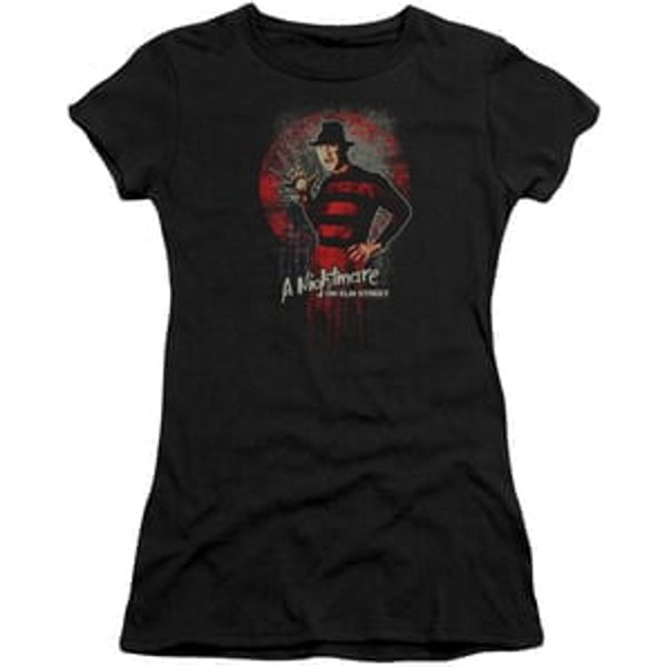 Nightmare On Elm Street Juniors Shirt Springwood Slasher Black T-Shirt