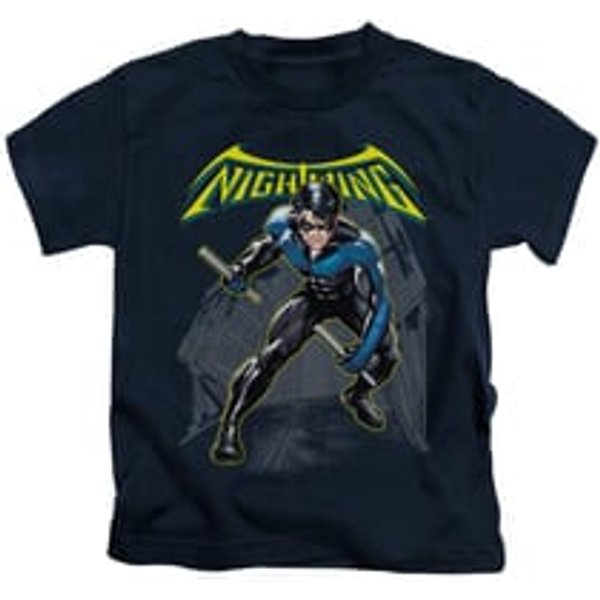 Nightwing DC Comics Shirt Nightwing Kids Navy Blue Youth Tee T-Shirt