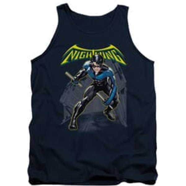 Nightwing DC Comics Tank Top Nightwing Navy Blue Tanktop