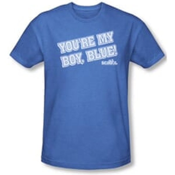 Old School Shirt My Boy Blue Adult Heather Royal Blue Tee T-Shirt