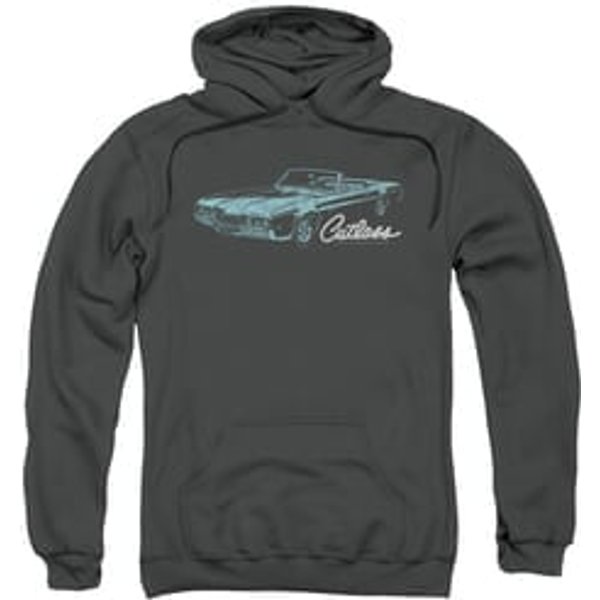 Oldsmobile Hoodie 68 Cutlass Charcoal Sweatshirt Hoody