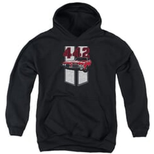 Oldsmobile Kids Hoodie 442 Black Youth Hoody