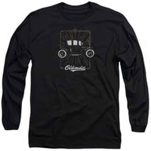 Oldsmobile Long Sleeve Shirt 1912 Defender Black Tee T-Shirt