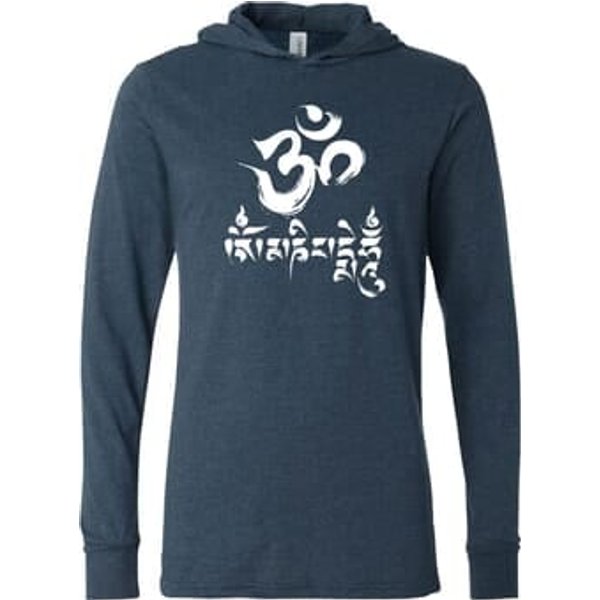 OM Mani Padme Hum Yoga Lightweight Hoodie