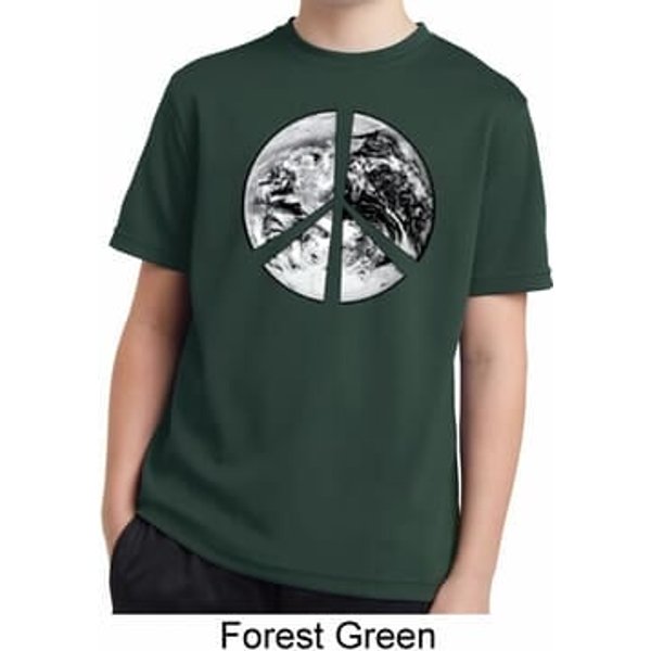 Peace Earth Kids Moisture Wicking Shirt