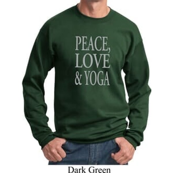 Peace Love & Yoga Sweatshirt