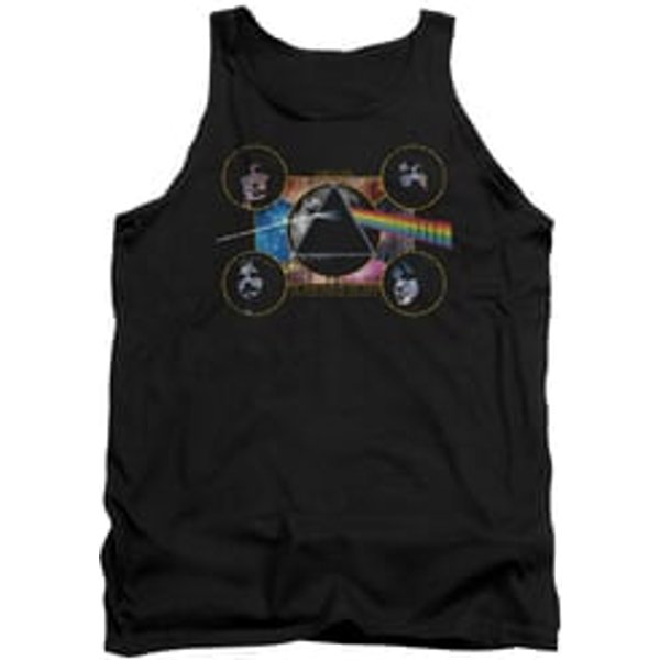 Pink Floyd Tank Top Dark Side Heads Black Tanktop