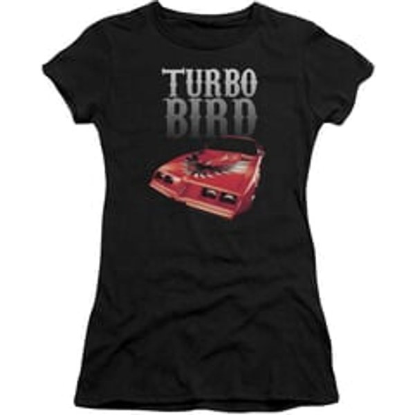 Pontiac Juniors Shirt Turbo Bird Black T-Shirt