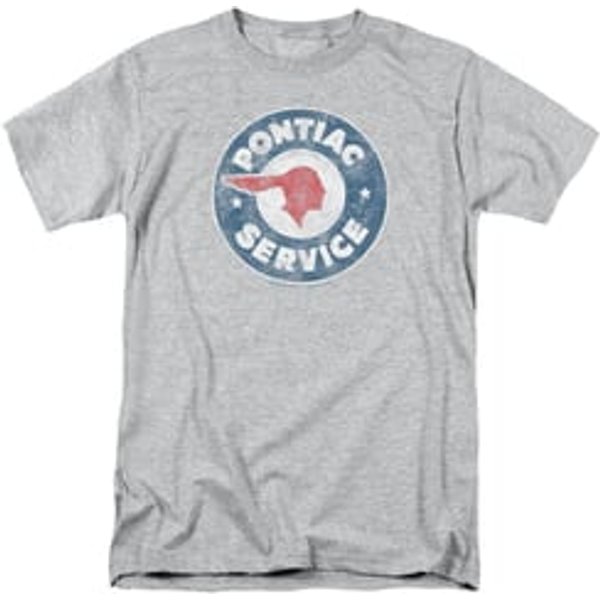 Pontiac Shirt Vintage Service Sports Grey T-Shirt