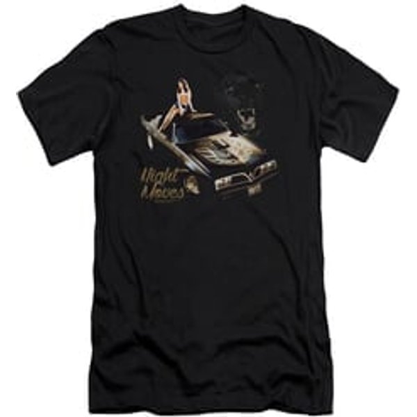 Pontiac Slim Fit Shirt 77 Firebird Black T-Shirt