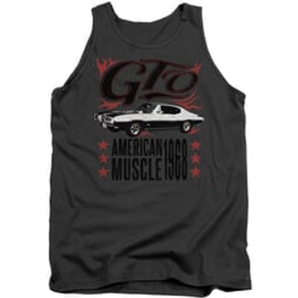 Pontiac Tank Top 68 GTO Charcoal Tanktop