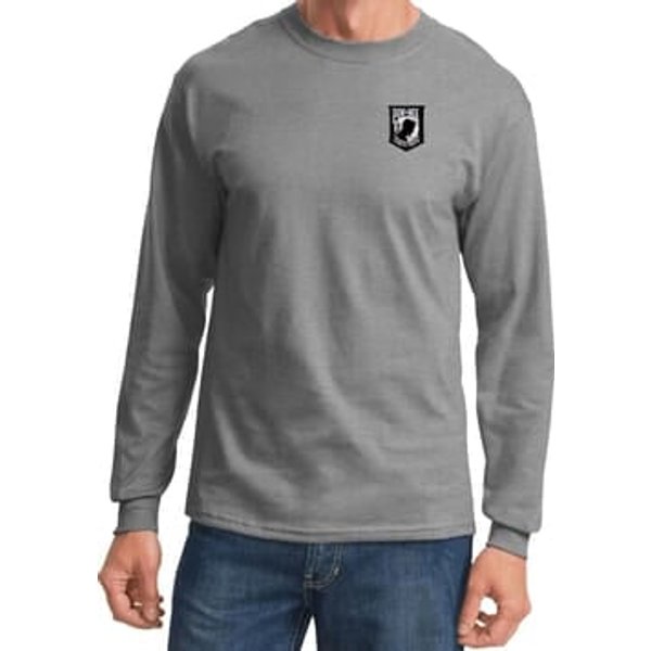 Pow Mia Patch Pocket Print Long Sleeve