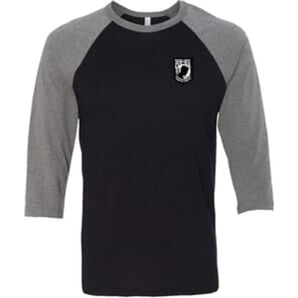 Pow Mia Patch Pocket Print Raglan Shirt