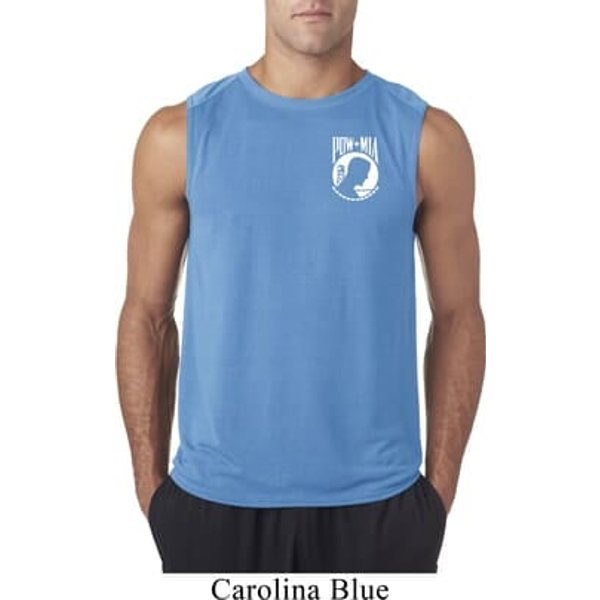 Pow Mia Pocket Print Sleeveless Shirt