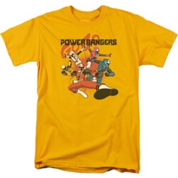 Power Rangers Ninja Steel Shirt Attack Gold T-Shirt
