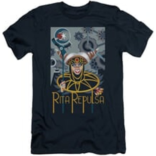 Power Rangers Shirt Slim Fit Rita Ranger Navy T-Shirt