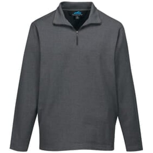 Premium Quality Mens Quarter-Zip Sweatshirt - No Hood