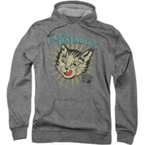 Puss N Boots Hoodie Cat's Pajamas Athletic Heather Sweatshirt Hoody