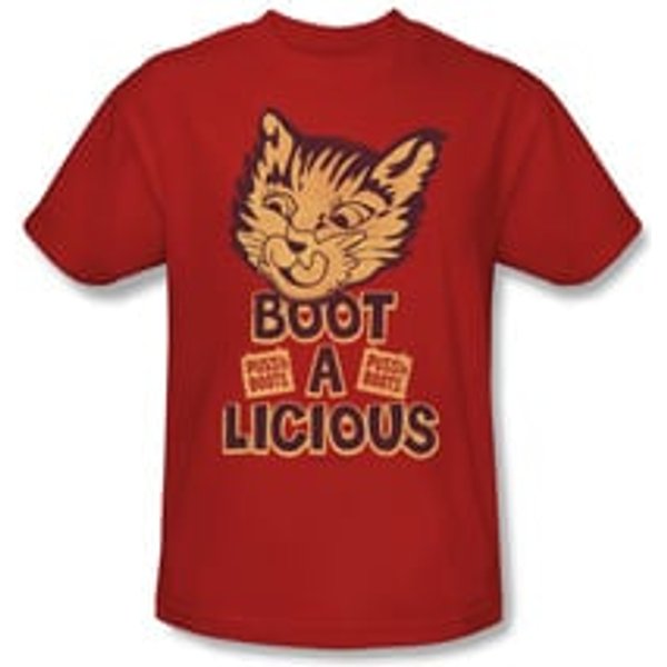 Puss N Boots Shirt Boot A Licious Red T-Shirt