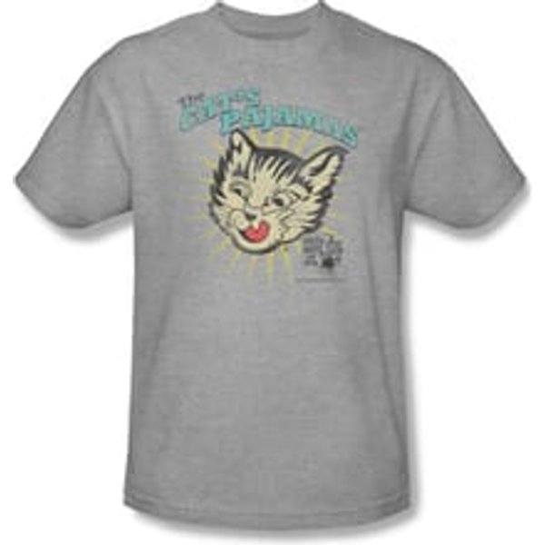 Puss N Boots Shirt Cat's Pajamas Athletic Heather T-Shirt