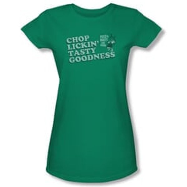 Puss N Boots Shirt Juniors Tasty Kelly Green T-Shirt