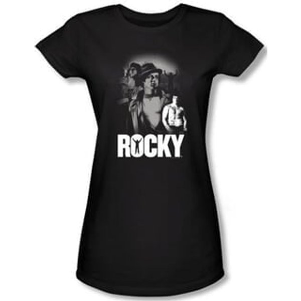 Rocky Juniors T-shirt Making Of A Champ Black Tee Shirt