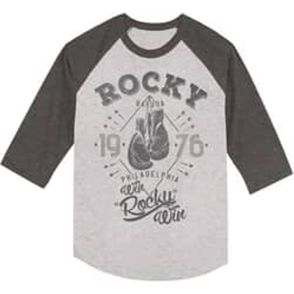 Rocky Shirt Raglan Win Rocky Win Charcoal/Athletic Heather Shirt