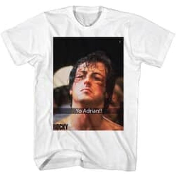 Rocky Shirt Yo Adrian White T-Shirt