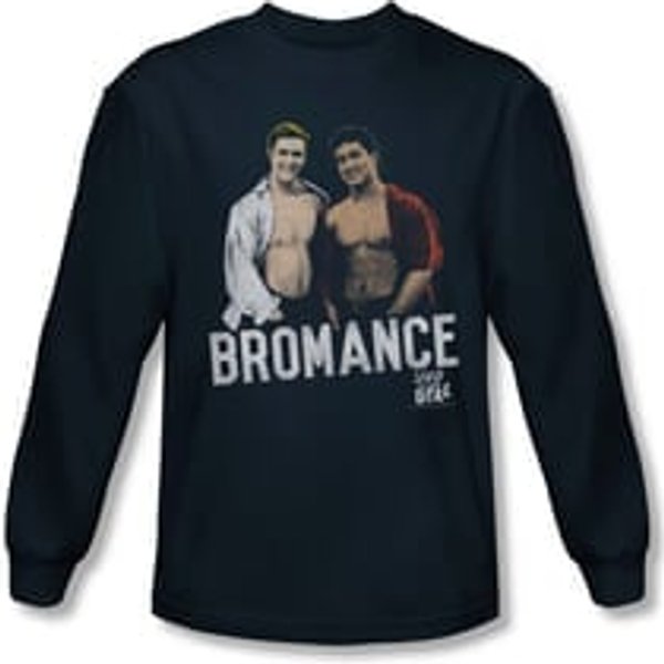 Saved By The Bell Shirt Bromance Long Sleeve Navy T-Shirt
