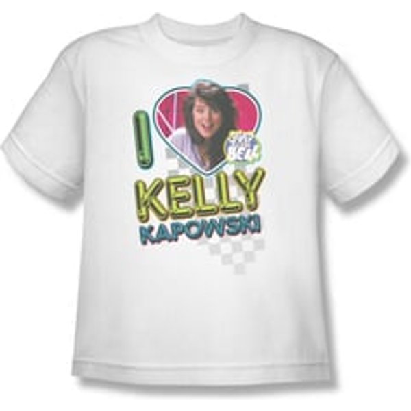 Saved By The Bell Shirt Kids Kelly White Youth T-Shirt