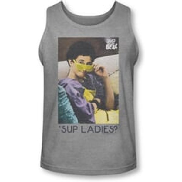 Saved By The Bell Shirt Tank Top Sup Athletic Heather Tanktop