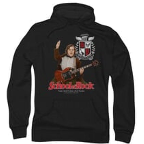 School Of Rock Hoodie Sweatshirt The Teacher Is In Black Adult Hoody Sweat Shirt