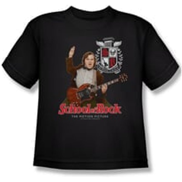 School Of Rock Shirt Kids The Teacher Is In Black Youth Tee T-Shirt