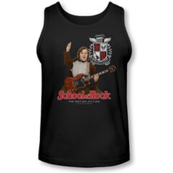School Of Rock Tank Top The Teacher Is In Black Tanktop