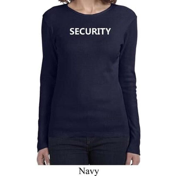 Security Guard Ladies Long Sleeve Shirt