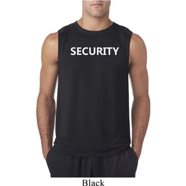Security Guard Mens Sleeveless Shirt