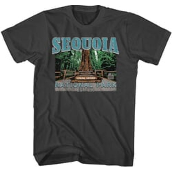 Sequoia National Park General Sherman Adult T-shirt - Charcoal