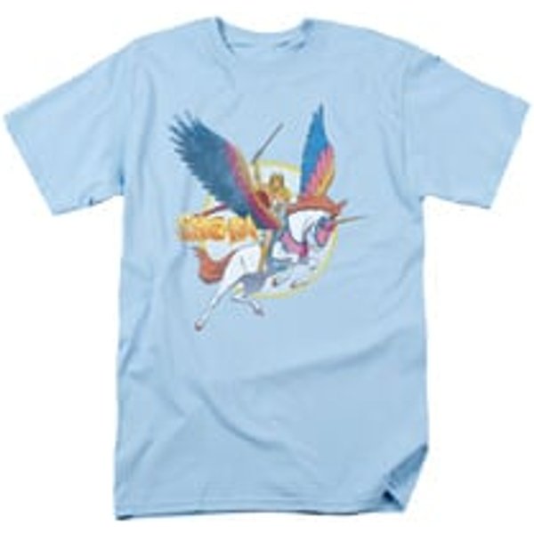 She-Ra Shirt And Swiftwind Adult Light Blue Tee T-Shirt