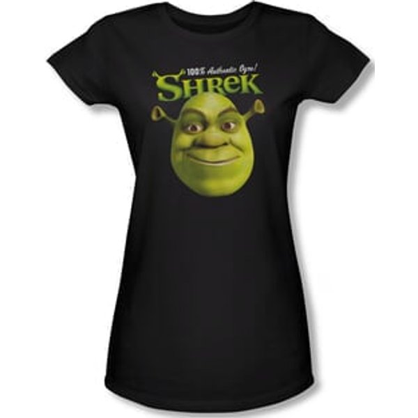 Shrek Shirt Juniors Authentic Ogre Black Tee T-Shirt