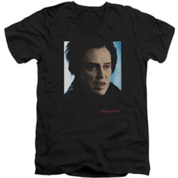Sleepy Hollow Shirt Slim Fit V-Neck The Horse man Black T-Shirt