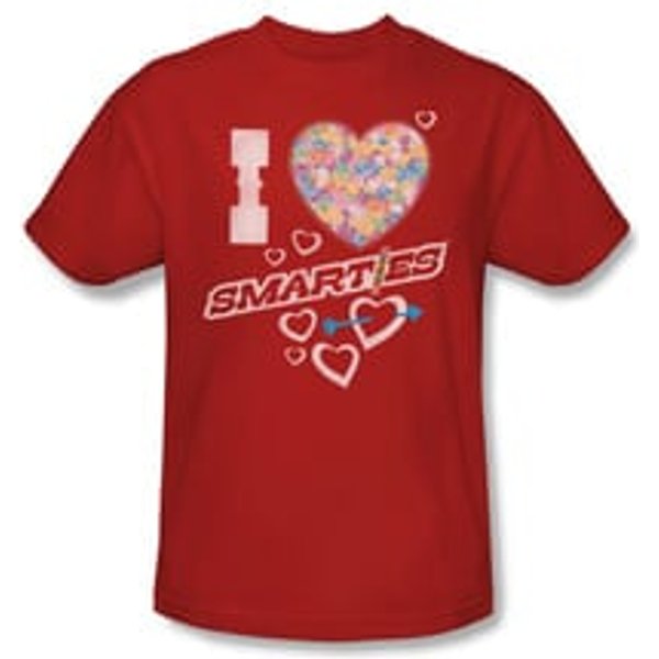 Smarties Shirt I Heart Smarties Red T-Shirt