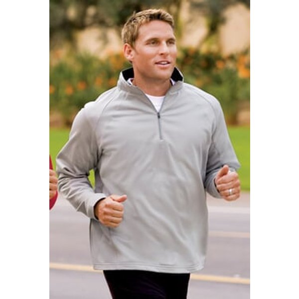 Sport Tek Quarter Zip Sweatshirt Fleece Sport Wick Pullover Sweatshirt