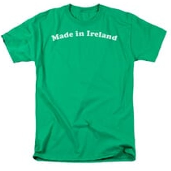 St. Patrick's Day Shirt Made In Ireland Adult Kelly Green Tee T-Shirt