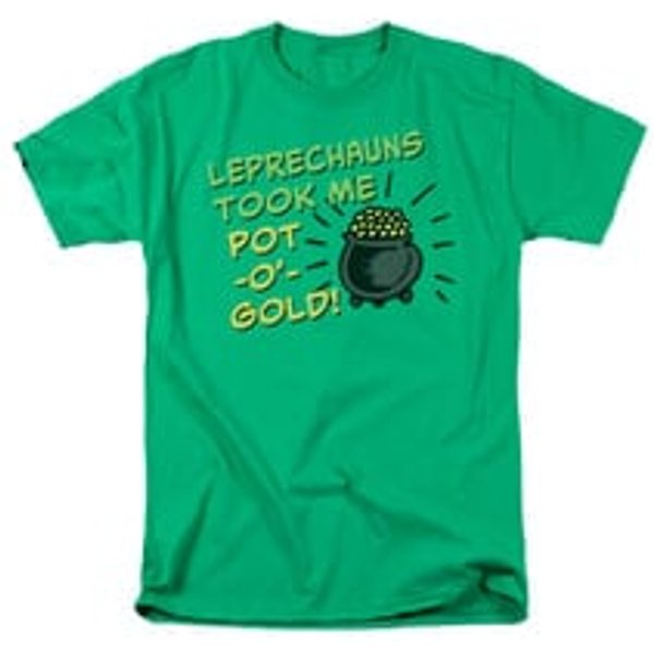 St. Patrick's Day Shirt Merry Thieves Adult Kelly Green Tee T-Shirt