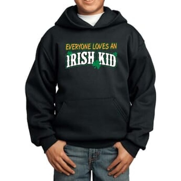St Patricks Day Irish Kid Youth Hoodie