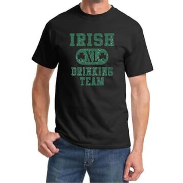 St Patricks Day Mens Shirts Irish Drinking Team Tee T-Shirt