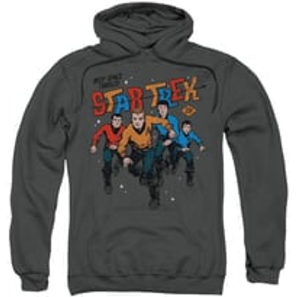 Star Trek Hoodie Deep Space Thrills Charcoal Sweatshirt Hoody