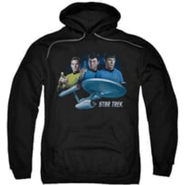 Star Trek Hoodie The Main Three Black Sweatshirt Hoody