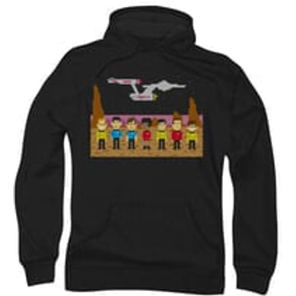 Star Trek Hoodie Tos Trexel Crew Black Sweatshirt Hoody