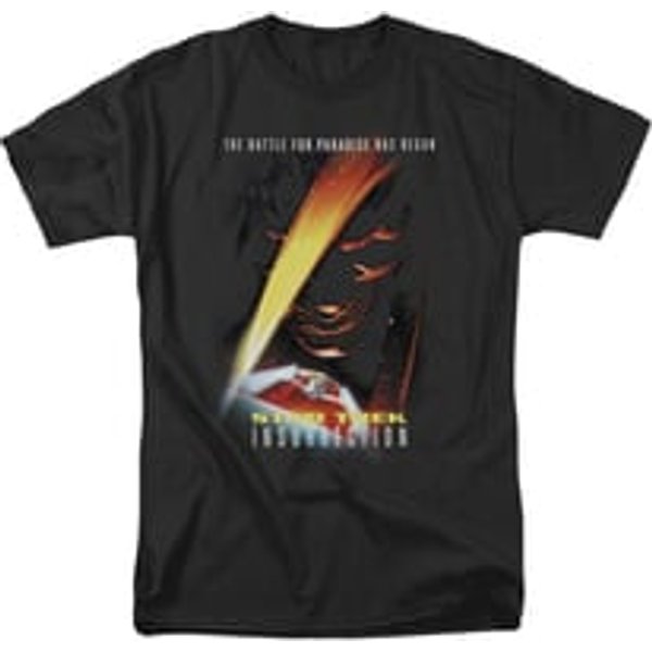 Star Trek Shirt Insurrection Black T-Shirt